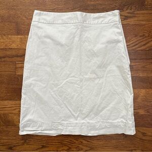 Brooks Brothers Tan Knee Length cotton Skirt - 21 inches long - size 8